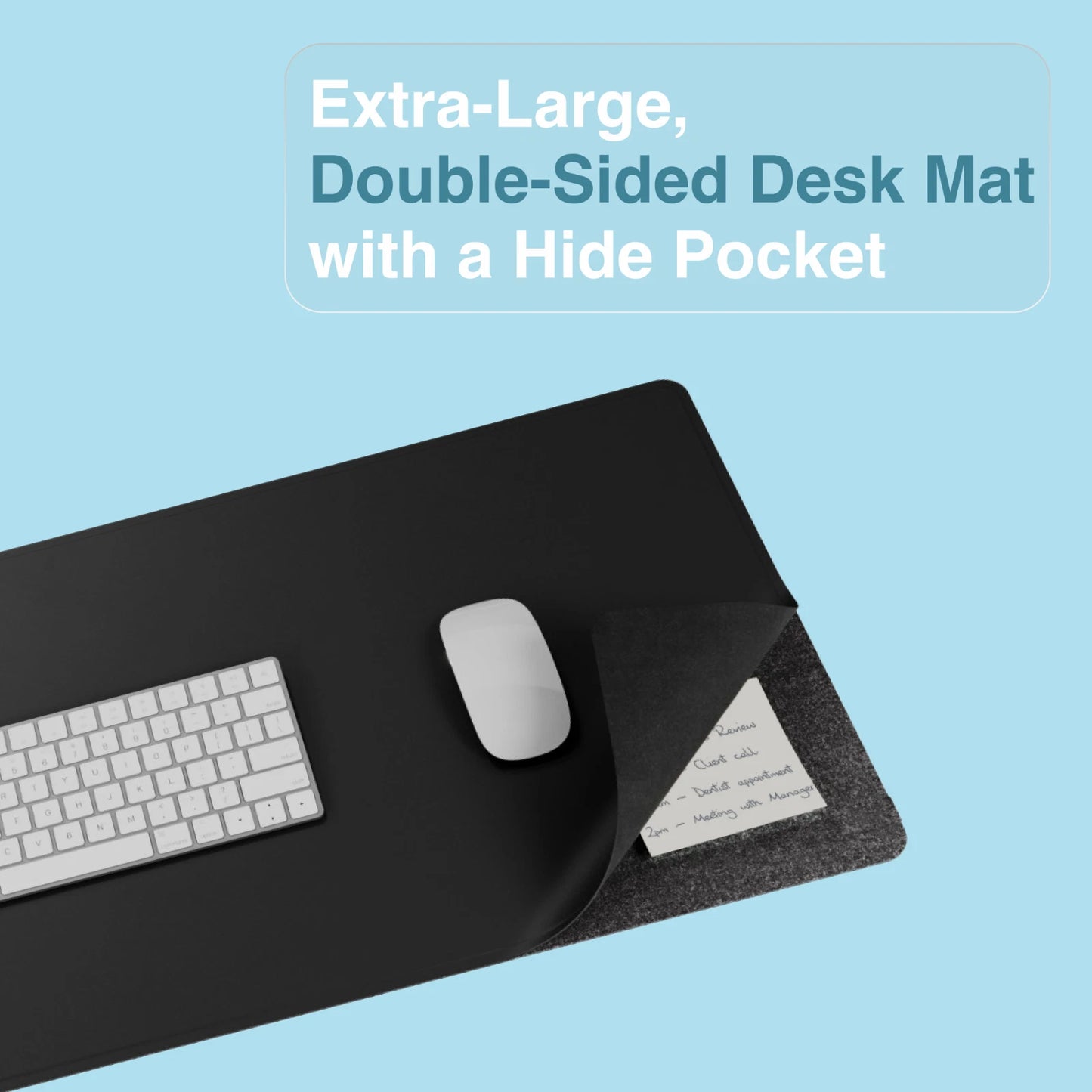 Dual-Sided Wireless Charging Desk Mat - 50% OFF SALE Today Only