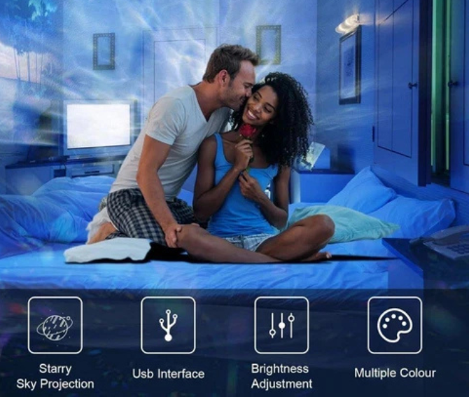 16-Color Ocean Waves Projector Lamp - 50% OFF SALE Today Only