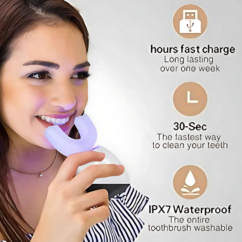 Ultrasonic 360° Whitening Toothbrush - 50% OFF SALE Today Only